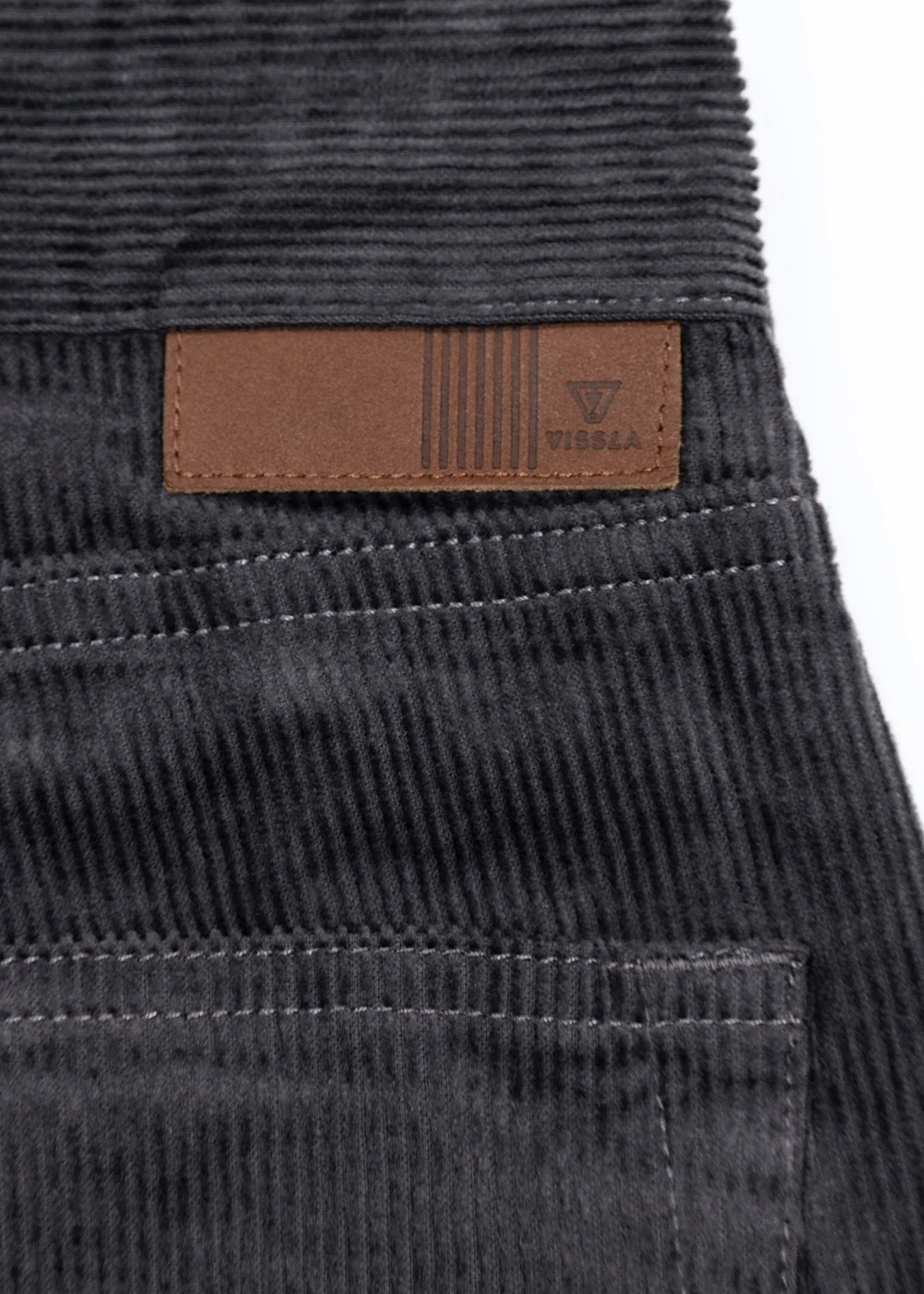 Border C Cord 5 Pkt Pant GRA - Image 3