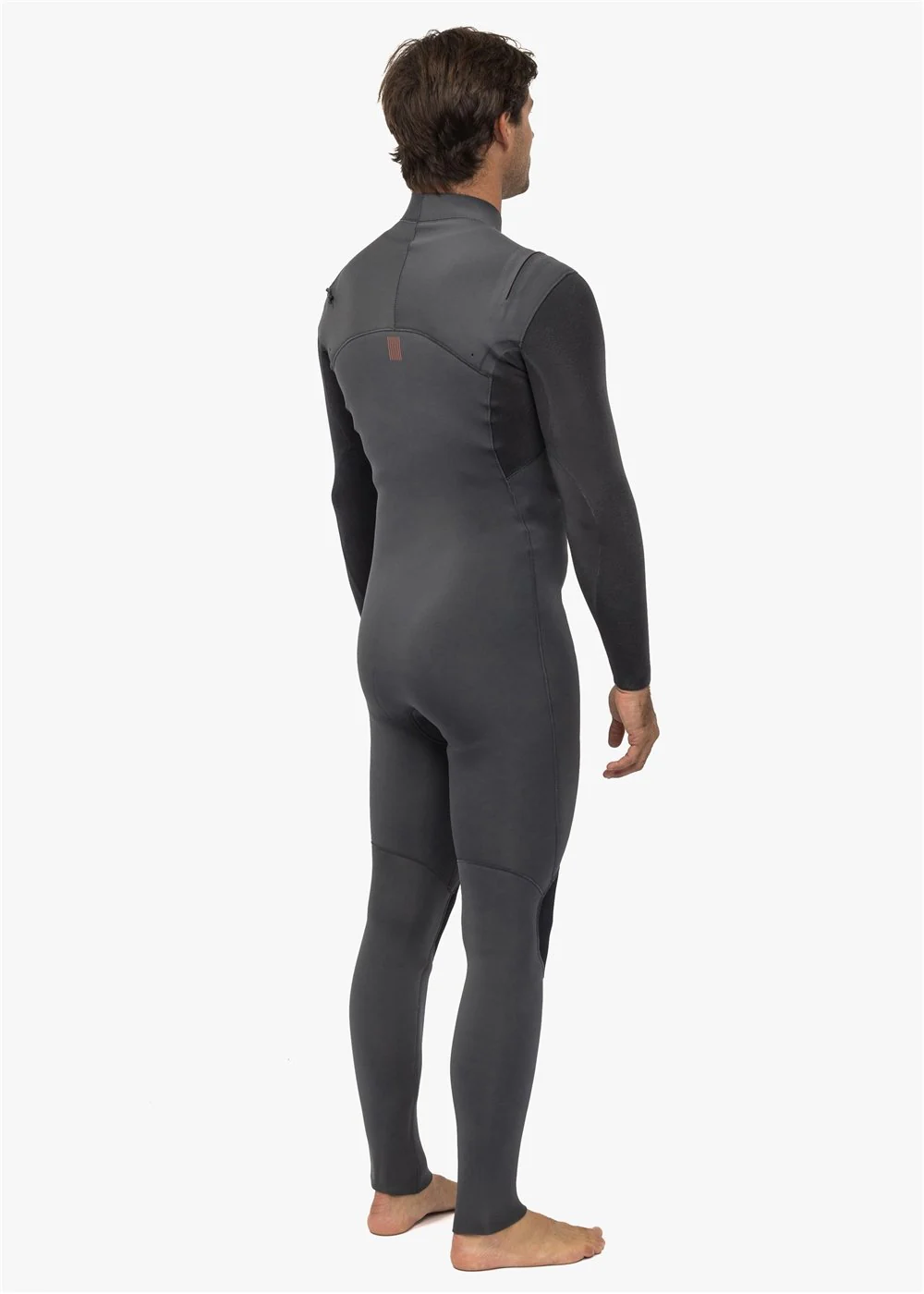 New Seas 4-3 U-Zip Wetsuit, GRA - Image 3