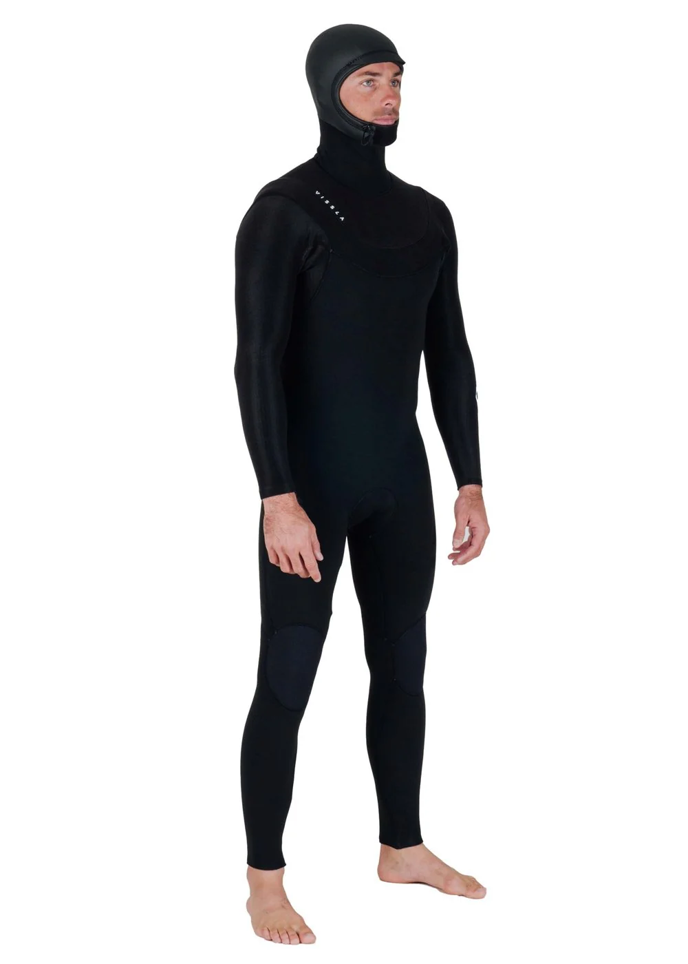 New Seas 6-5 Hooded U-Zip Wetsuit - BLK - Image 14